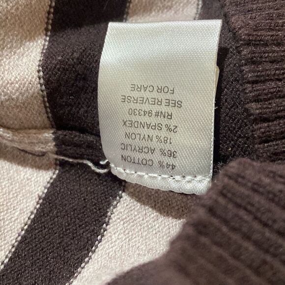 Take Out Stripes Woman Sweater Size M - Picture 5 of 6